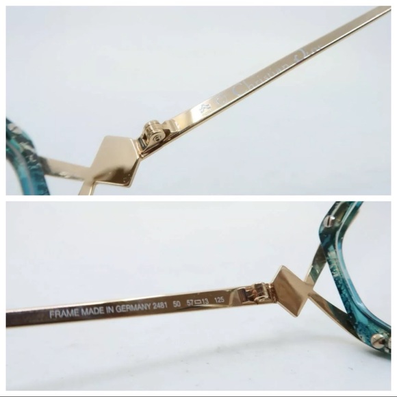 Vintage 1980s Christian Dior Eyeglasses Frames, NOS Mod 2481 Col 50 - Picture 3 of 5